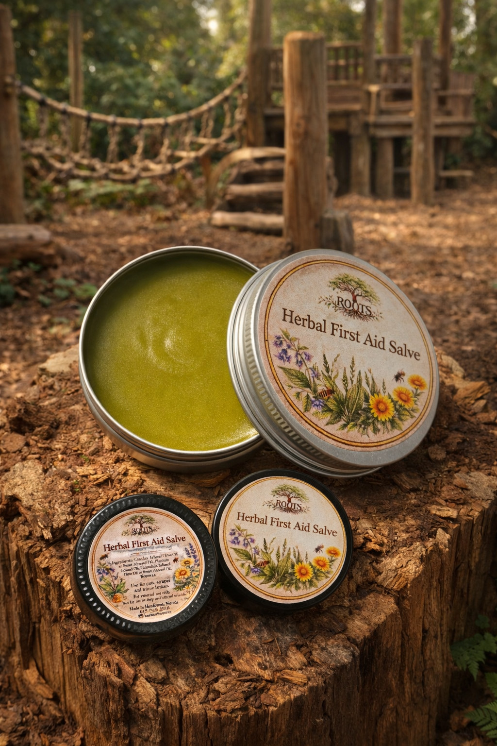 Herbal first aid salve mini